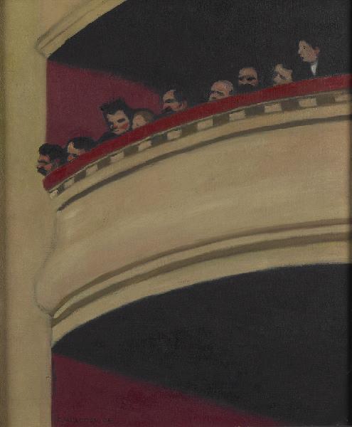 Au Français , 3e Balcon La Loge (autre Titre) — Félix Vallotton