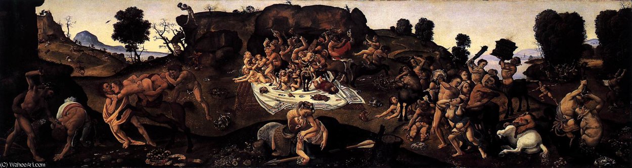 Allegory - Battle Of Lapiths And Centaurs — Piero Di Cosimo (piero Di Lorenzo)