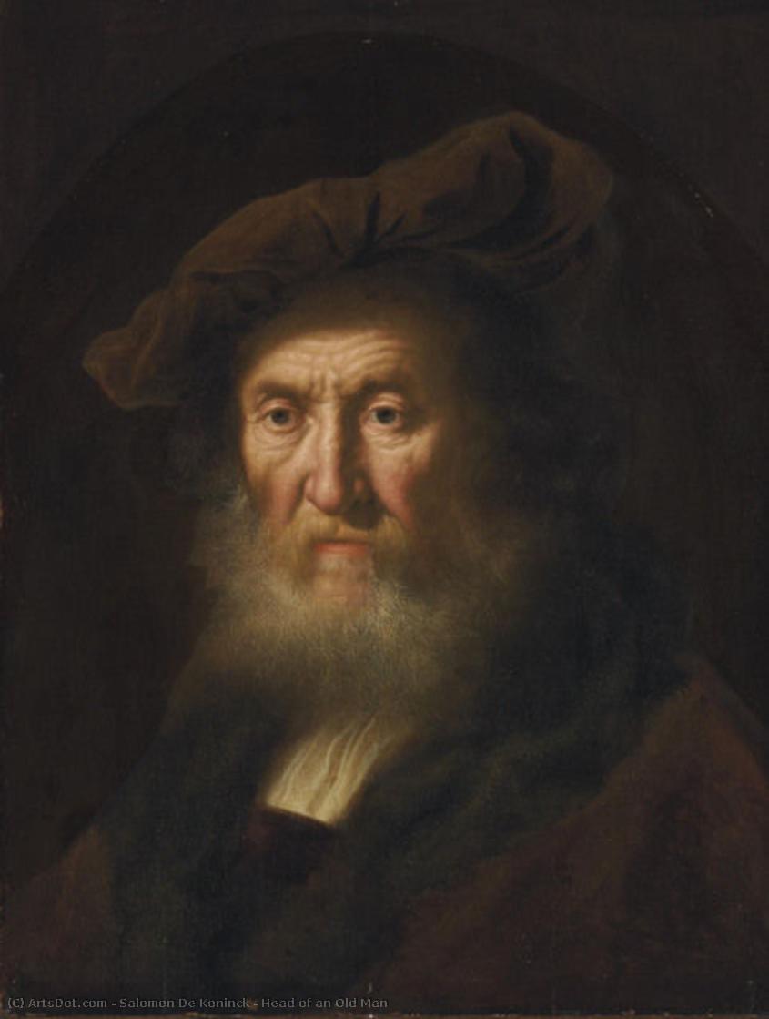 Head Of An Old Man — Salomon De Koninck