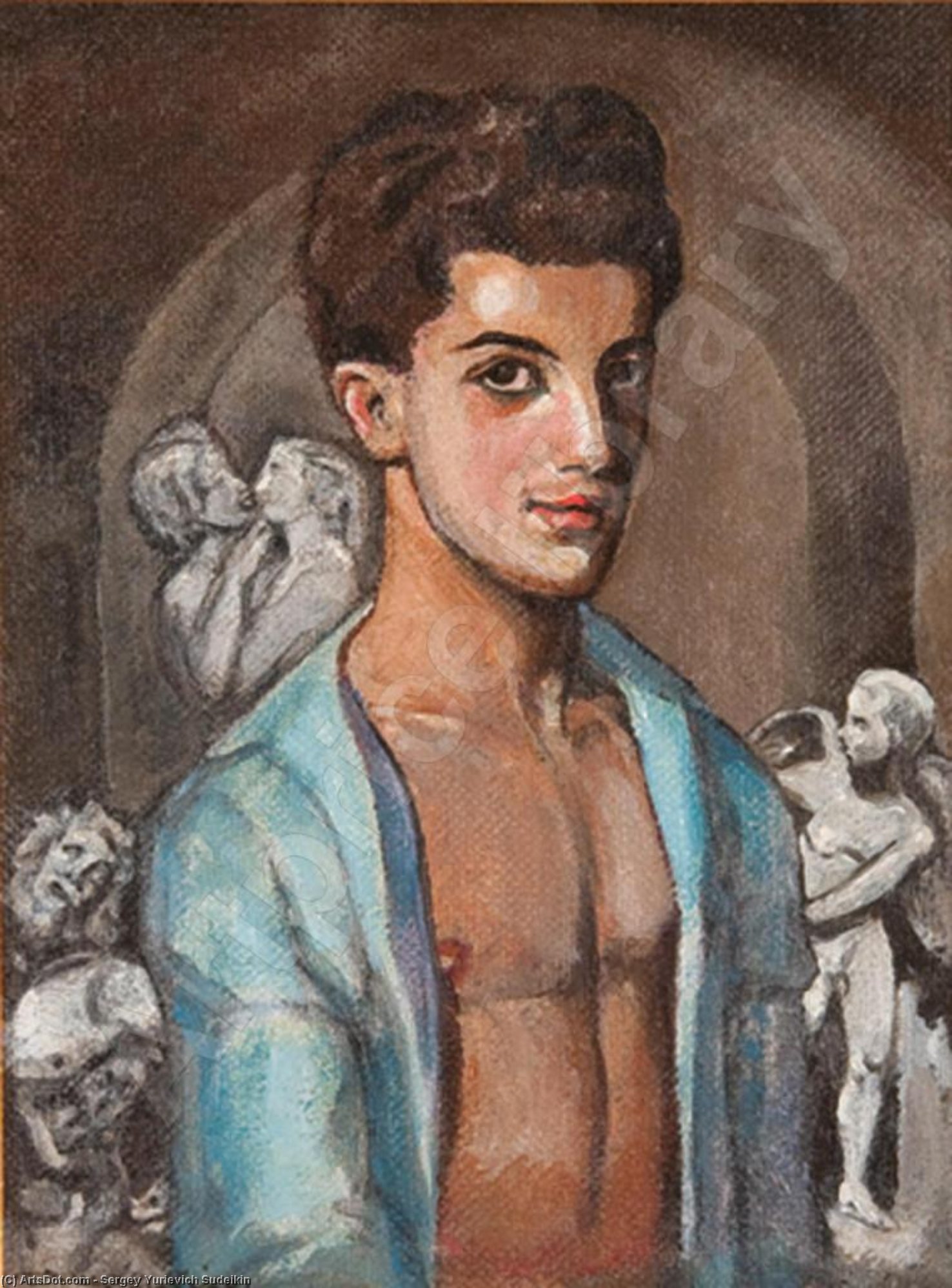 Portrait Of Leonide Massine In “the Legend Of Joseph” — Sergej Jur'evič Sudeikin