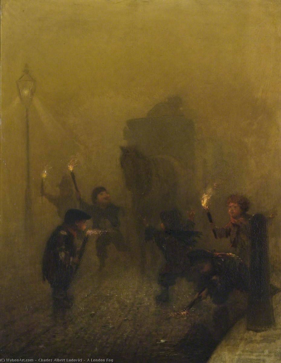 A London Fog — Charles Albert Ludovici