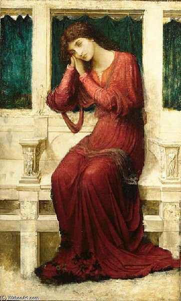 When Sorrow Comes To Summerday Roses Bloom In Vain — John Melhuish Strudwick