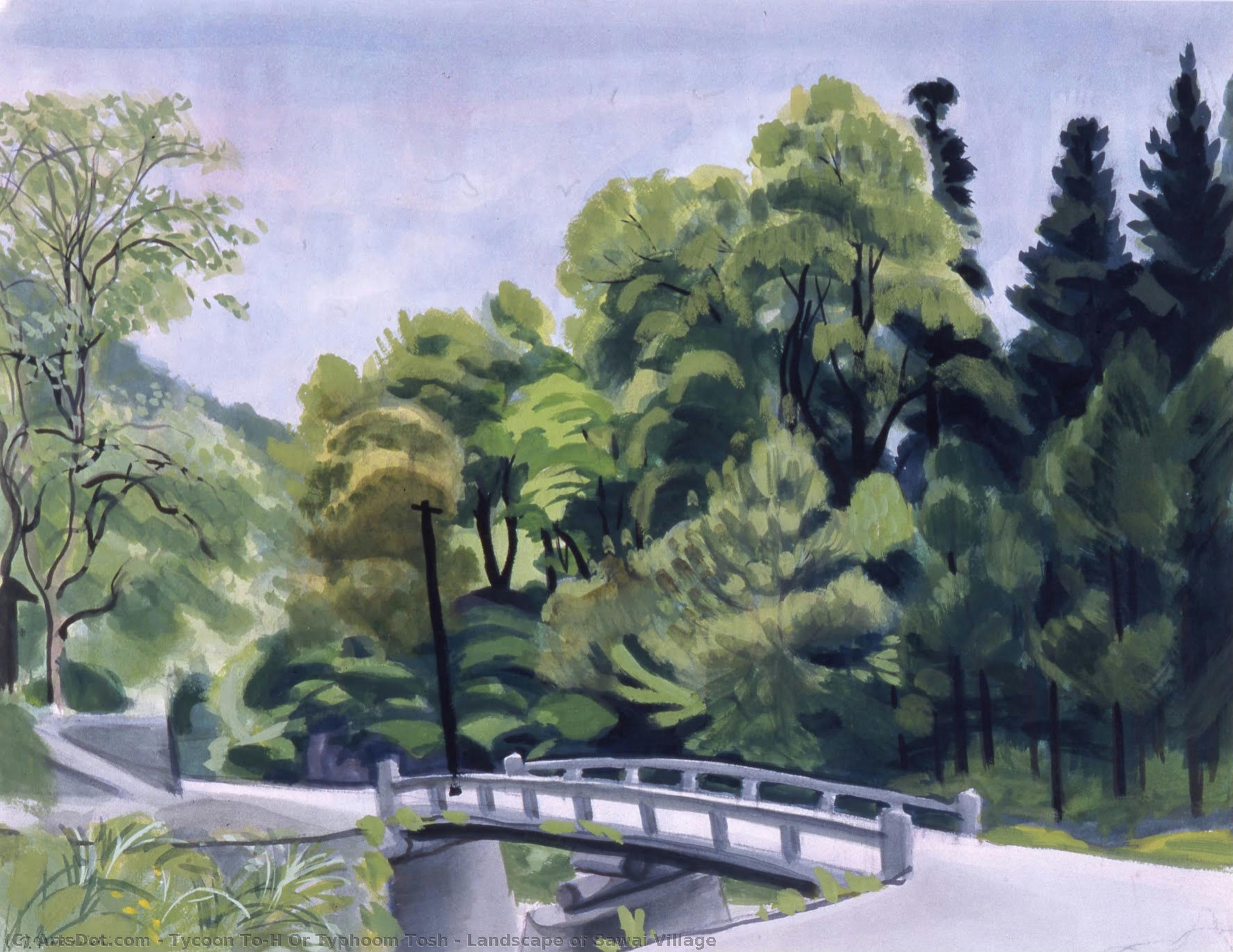 Landscape Of Sawai Village — Tycoon To$h Or Typhoom Tosh