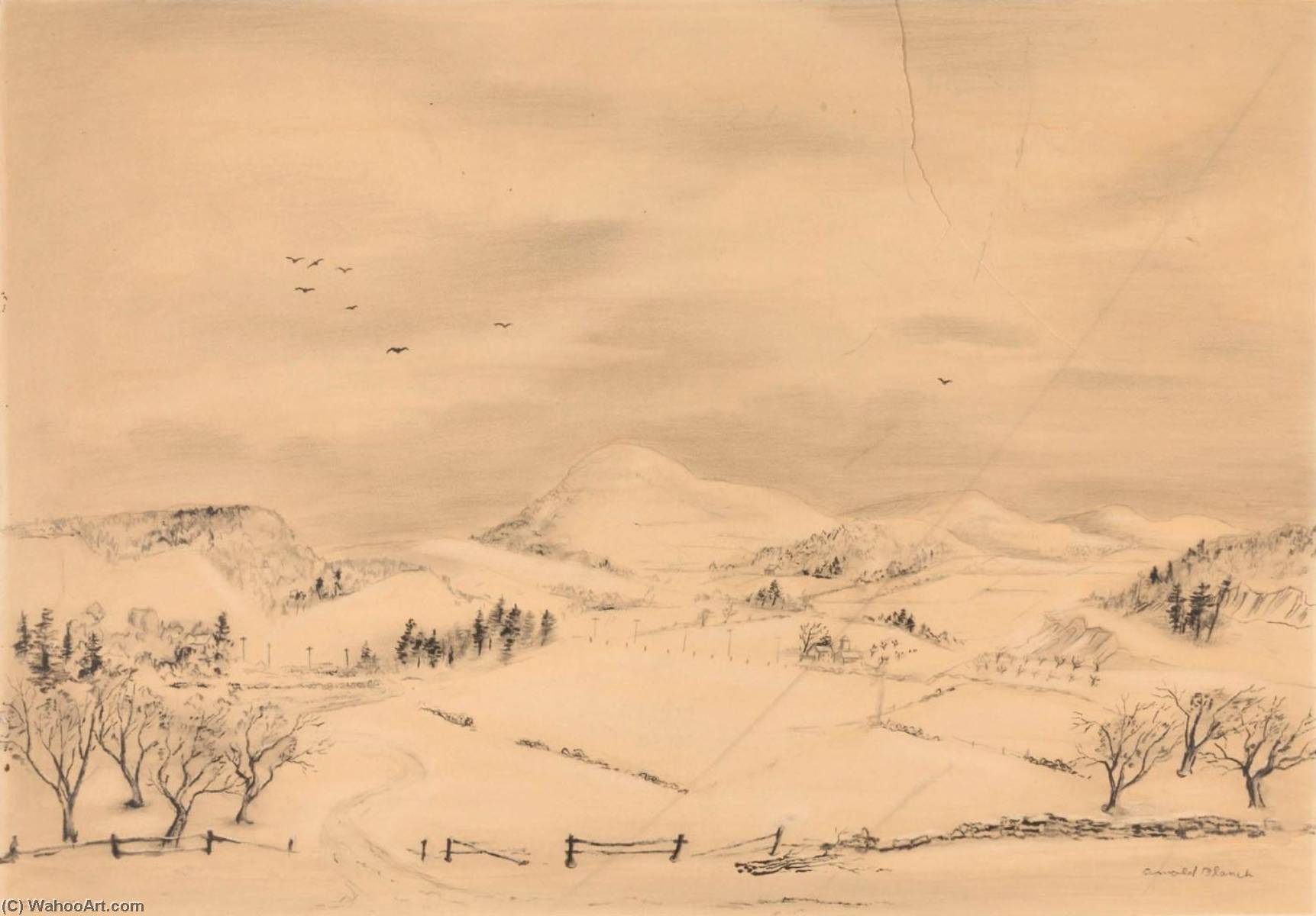 Winter Day — Arnold Blanch