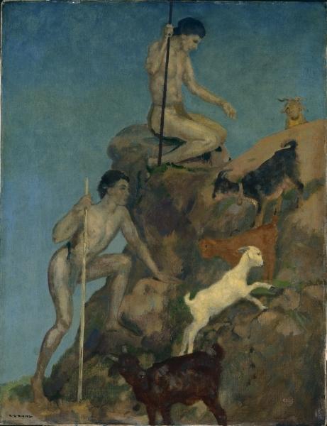 Gulf And Crest (peaks Of Hymette) — Arthur B. Davies
