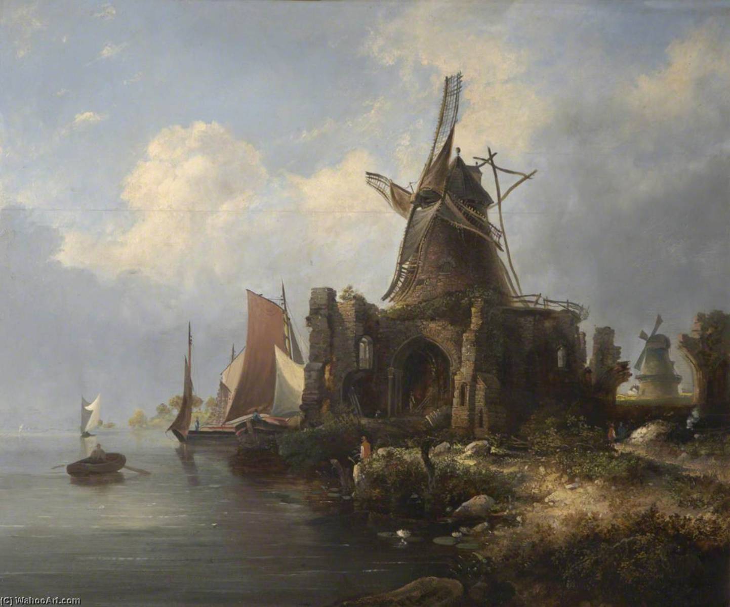 St Benedict's Abbey — William Henry Crome