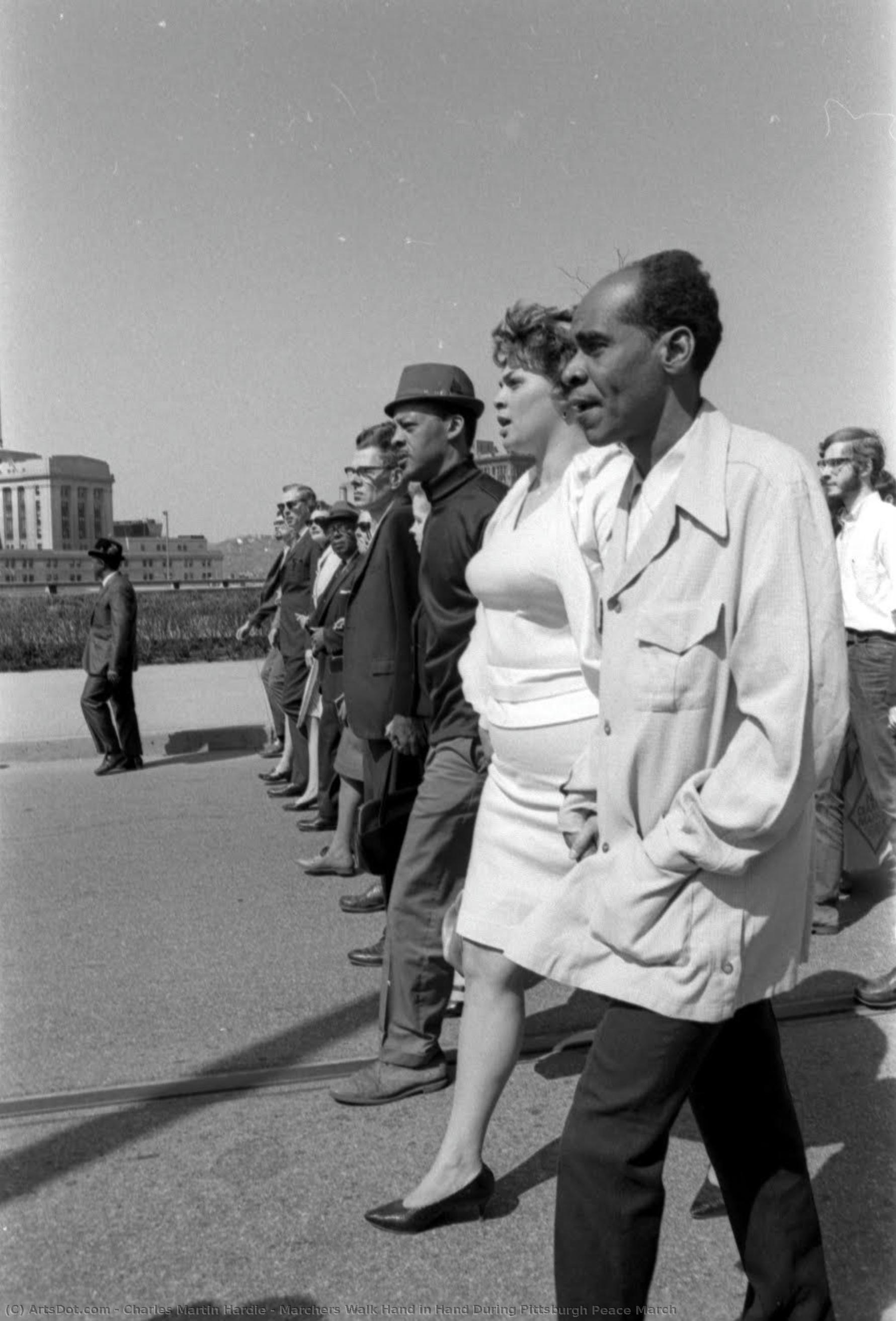 Marchers Walk Hand In Hand During Pittsburgh Peace March — Charles Martin Hardie