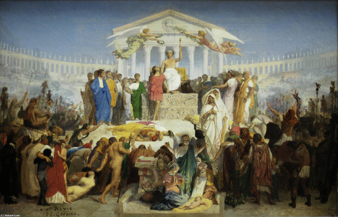 The Age Of Augustus, The Birth Of Christ — Jean-léon Gérôme