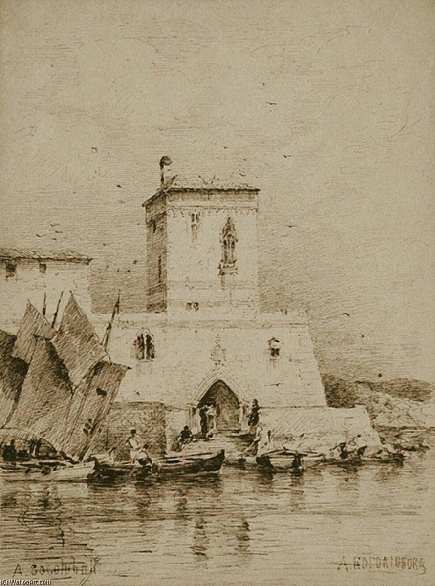 Italian Landscape — Alexei Petrovich Bogoliubov
