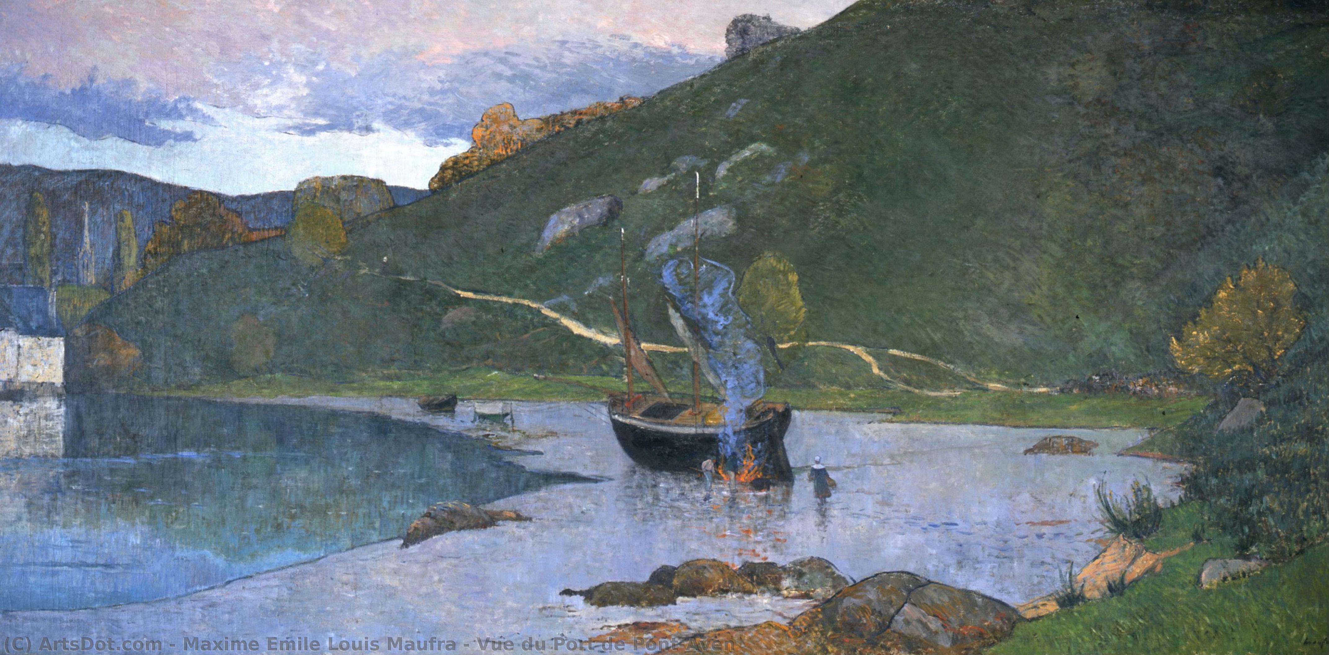 Vue Du Port De Pont-aven — Maxime Maufra