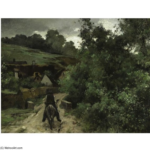 The Approaching Storm — Leon Germain Pelouse