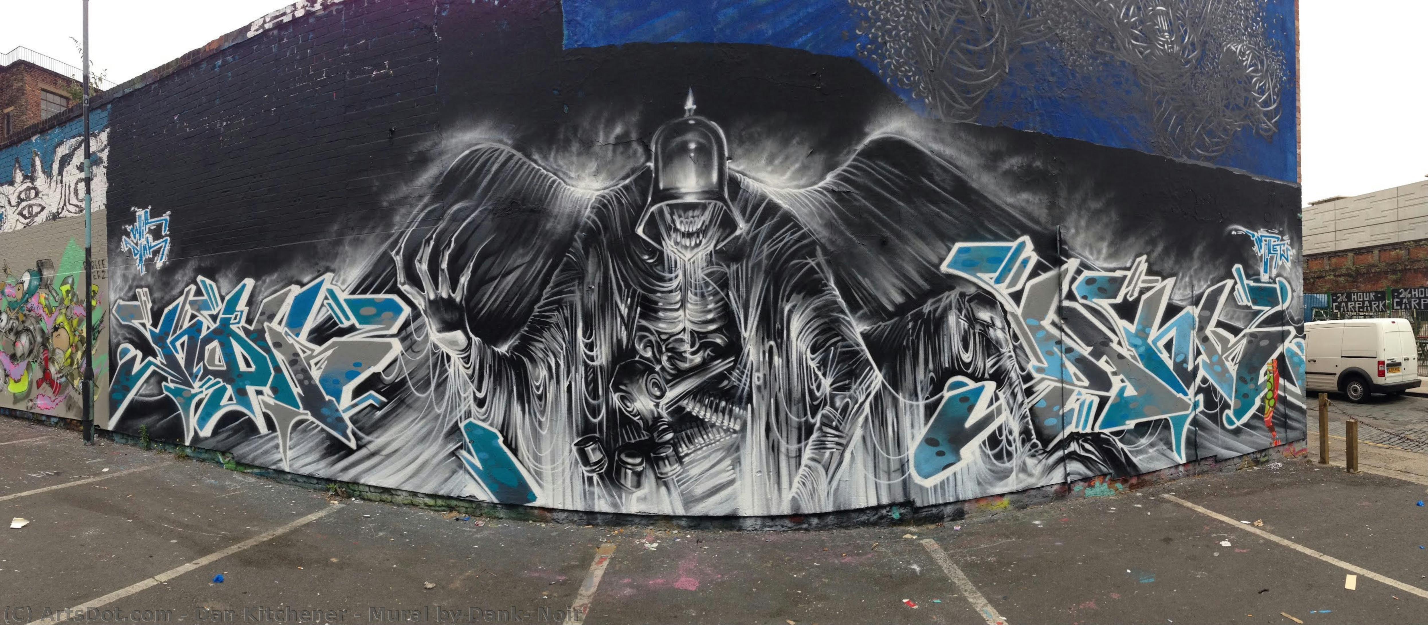 Mural By Dank, Noir — Dan Kitchener