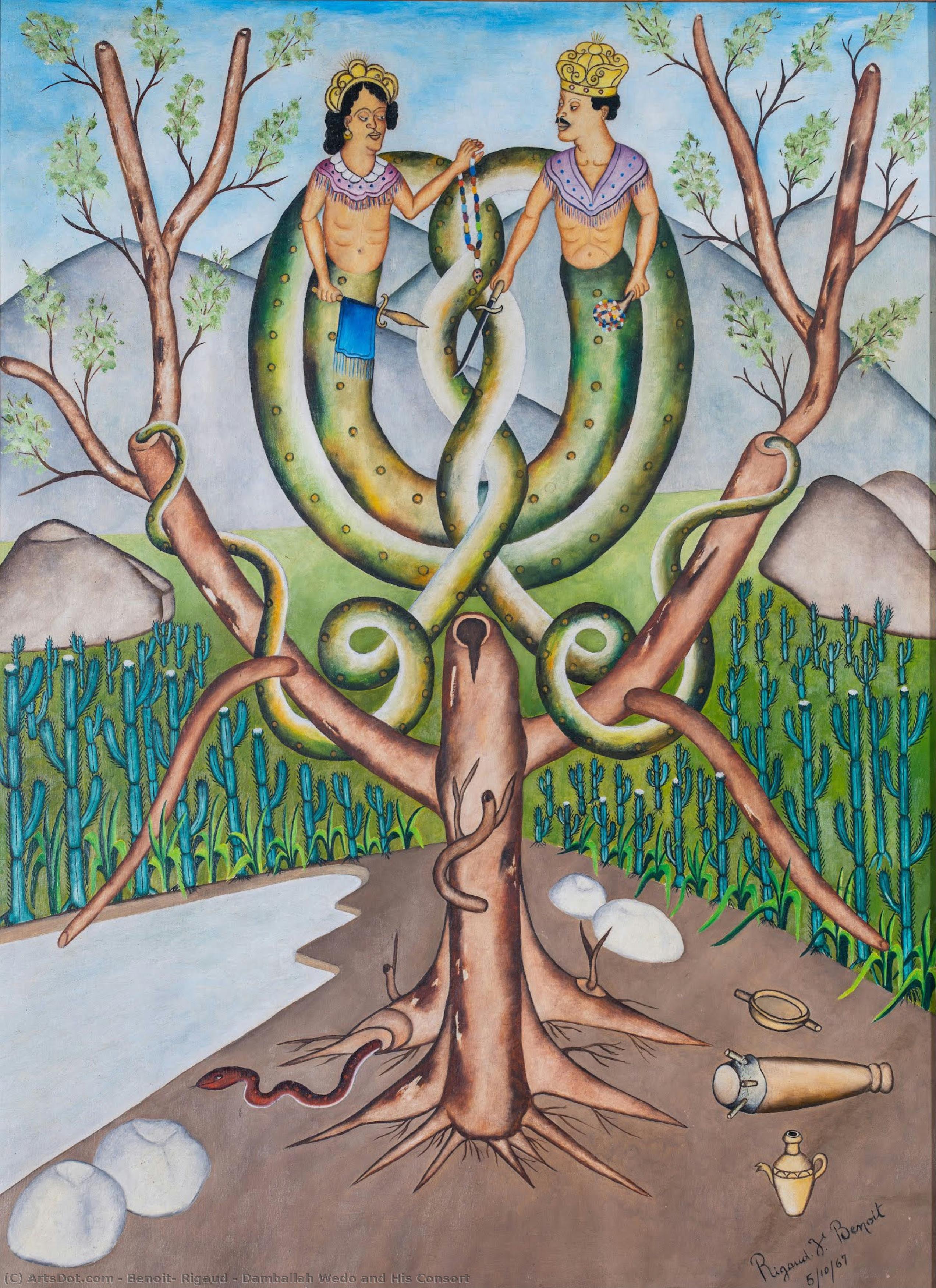 Damballah Wedo And His Consort — Benoit, Rigaud