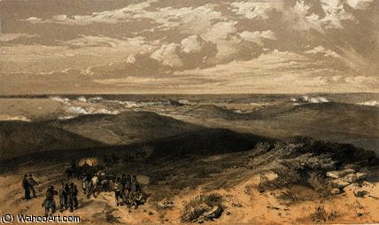 Sebastopol From The Rear Of The English — William Simpson