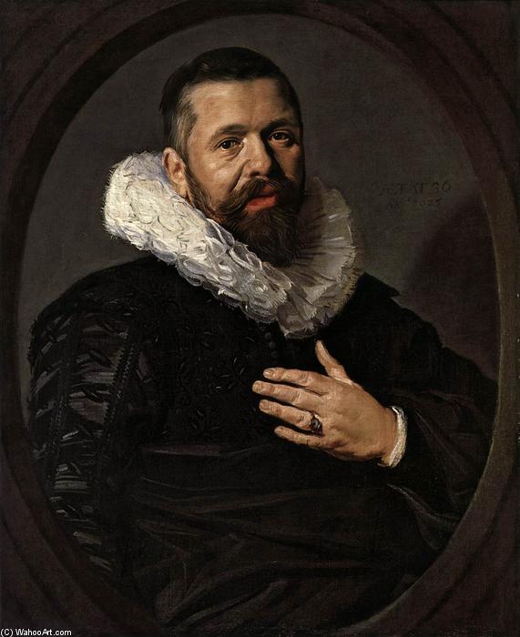 Portrait Of A Bearded Man With A Ruff — Frans Hals