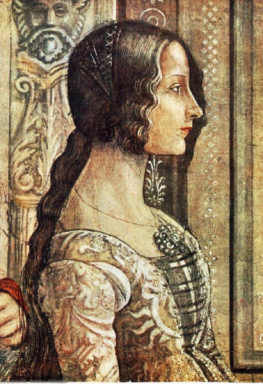 Birth Of Mary (detail) — Domenico Ghirlandaio