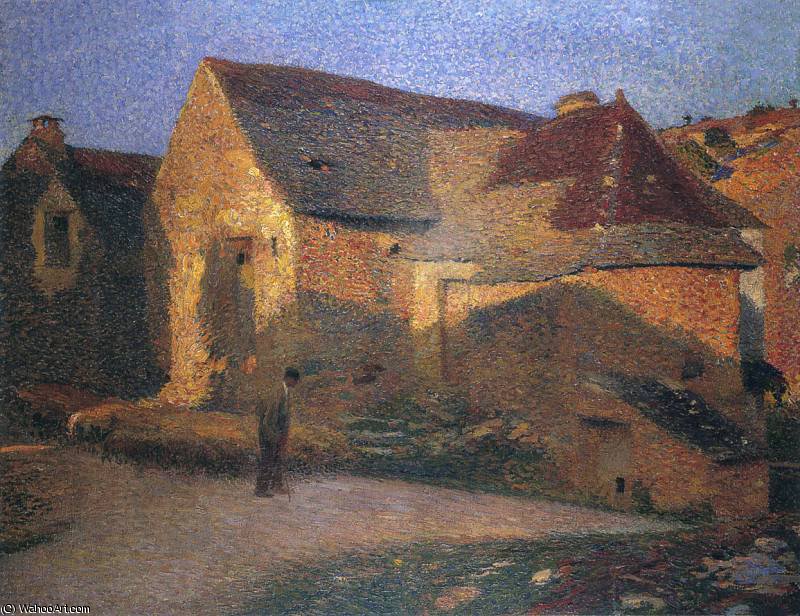 Le Vielle Maison Aux Derniers Rayons — Henri Jean Guillaume Martin
