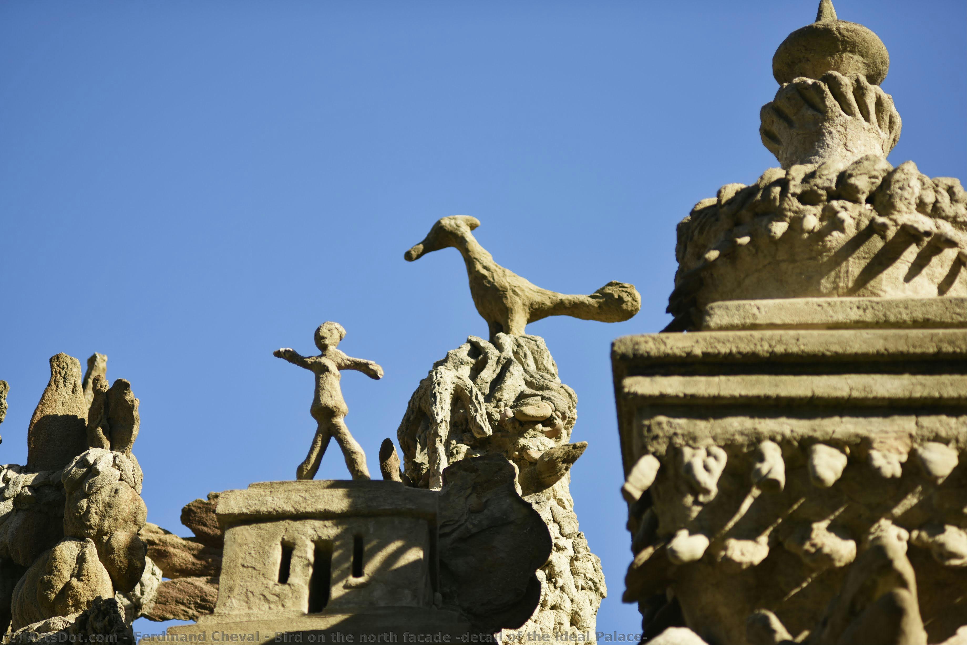 Bird On The North Facade (detail Of The Ideal Palace) — Ferdinand Cheval