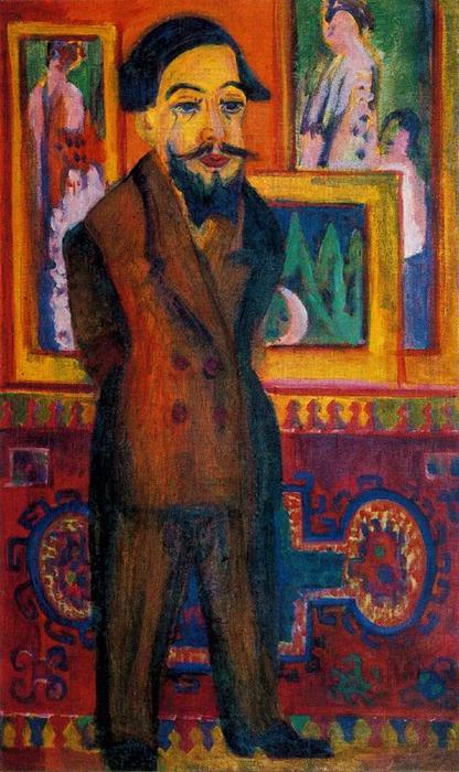 Portrait Of Leon Schames — Ernst Ludwig Kirchner