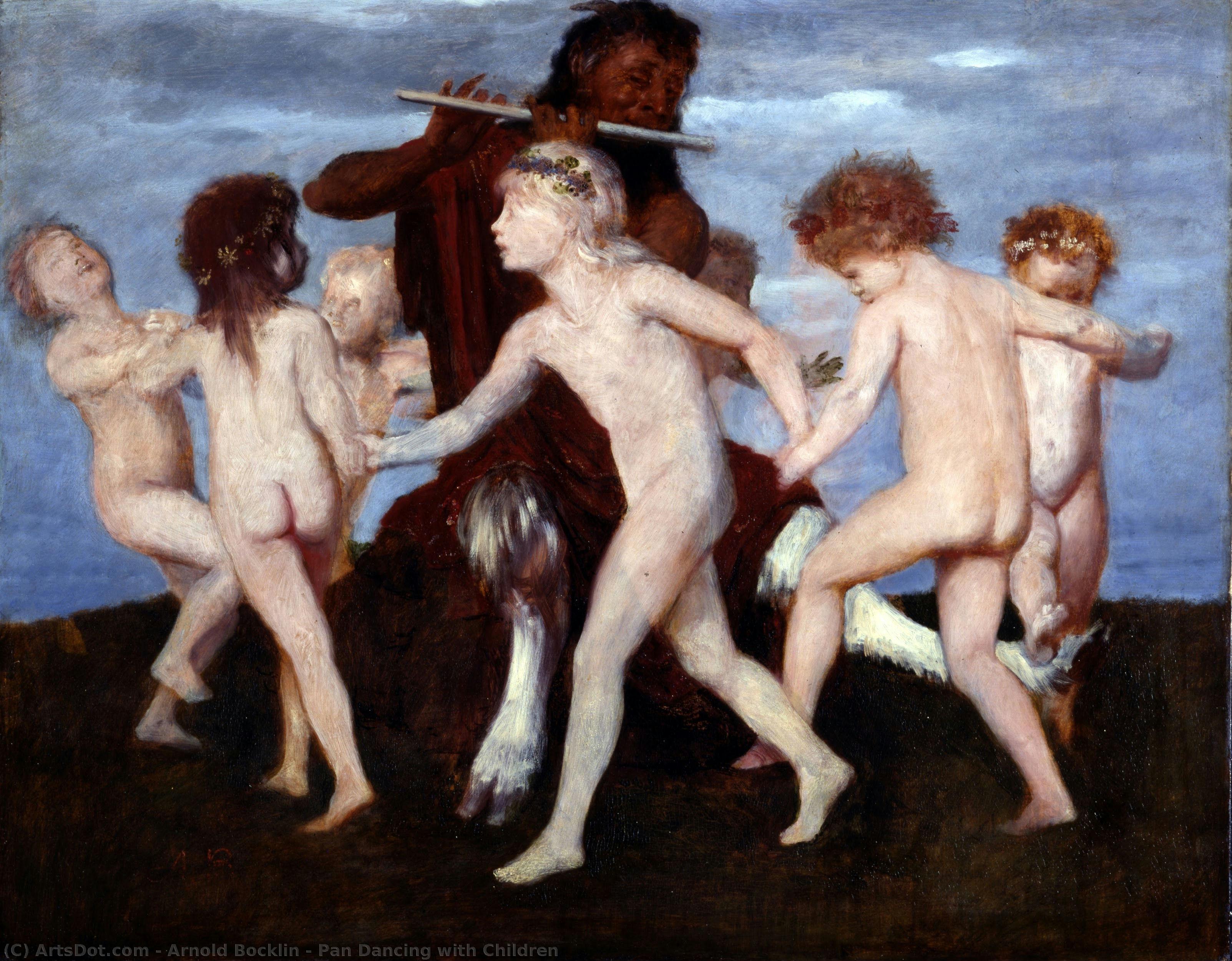 Pan Dancing With Children — アーノルド・ベックリン