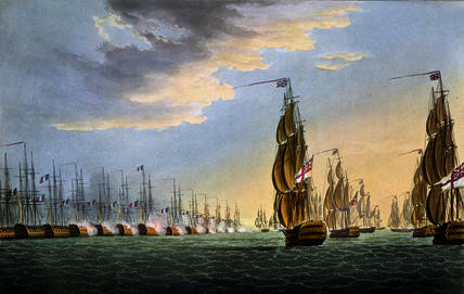 Battle Of The Nile, August 1st — Thomas Whitcombe