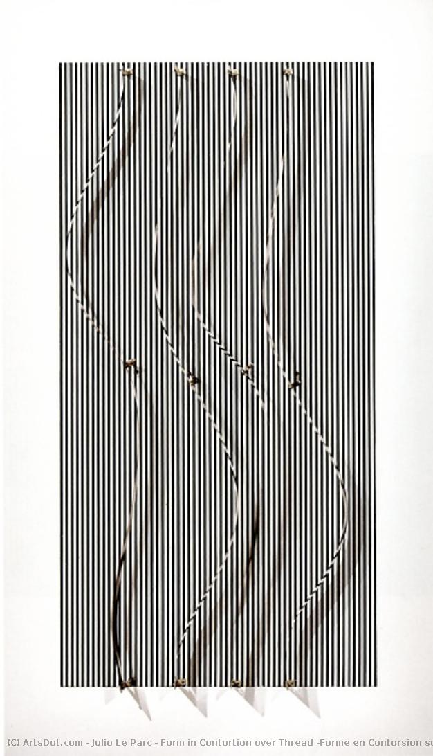Form In Contortion Over Thread (forme En Contorsion Sur Trame) — Julio Le Parc