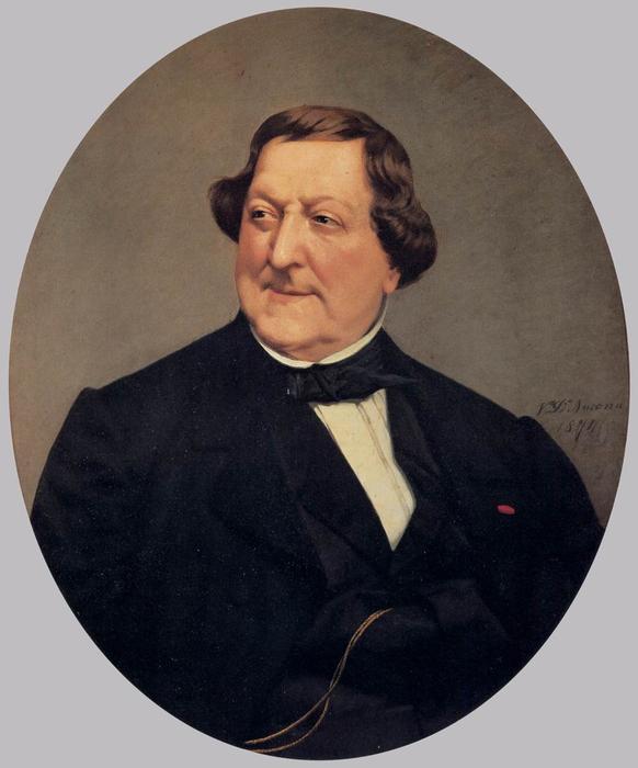 Portrait Of Gioacchino Rossini — Vito D' Ancona