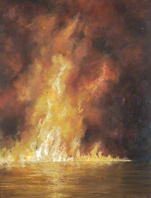Burning Oil On A Slack Tide — Wilfred Stanley Haines