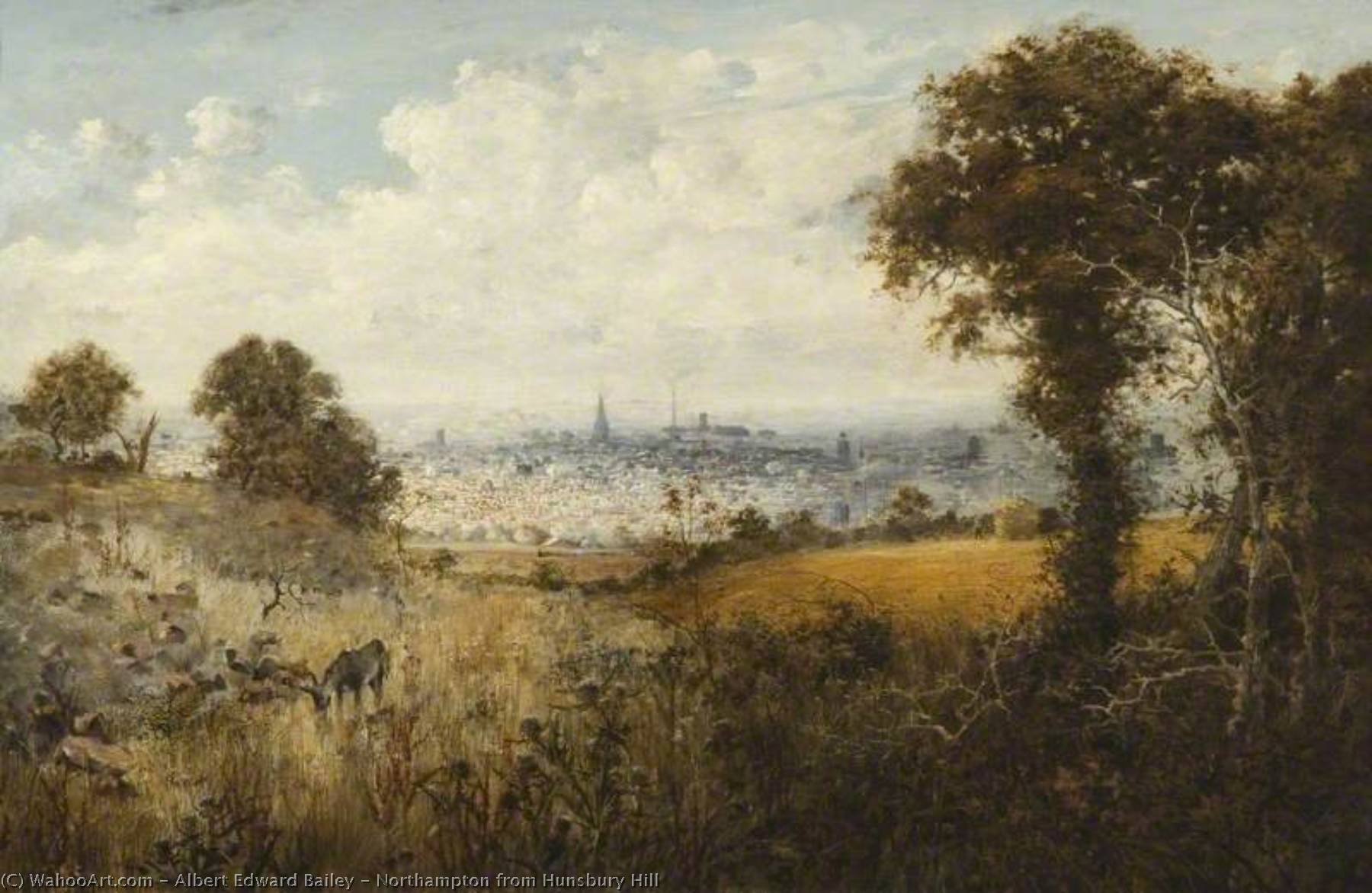 Northampton From Hunsbury Hill — Albert Edward Bailey