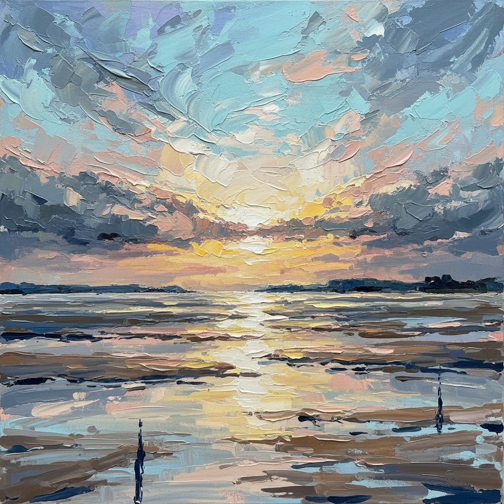 Ephemeral Zenith: Where Lavenders Meet The Horizon's Sweeping Breath — Christian Noiret