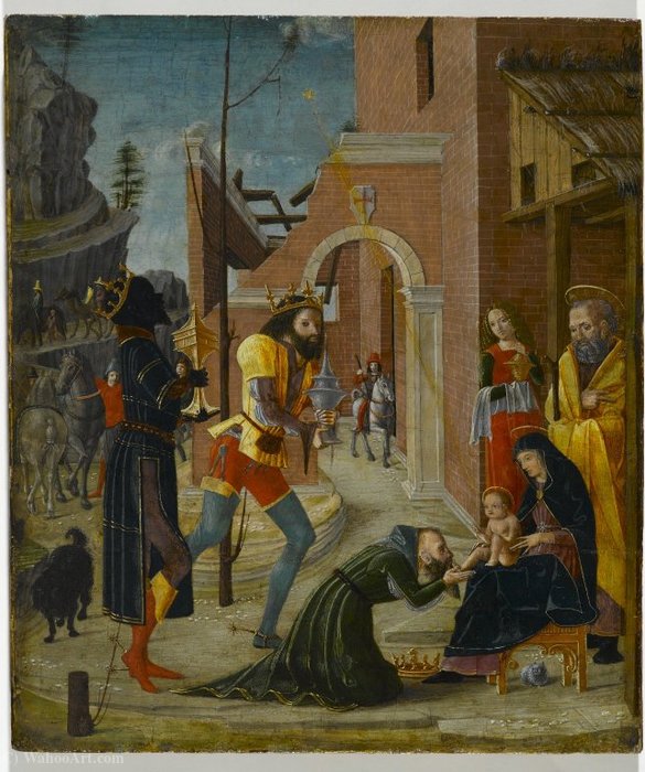 The Adoration Of The Magi — Bernardino Jacopi Butinone