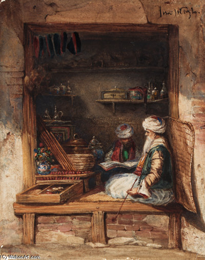 An Oriental Bazaar — Уильям Уайлд