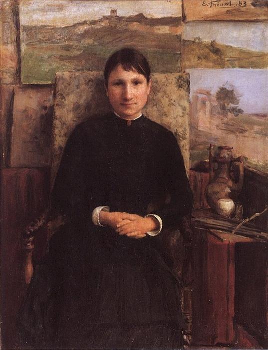 Portrait Of Madame Petitjean — Émile Friant