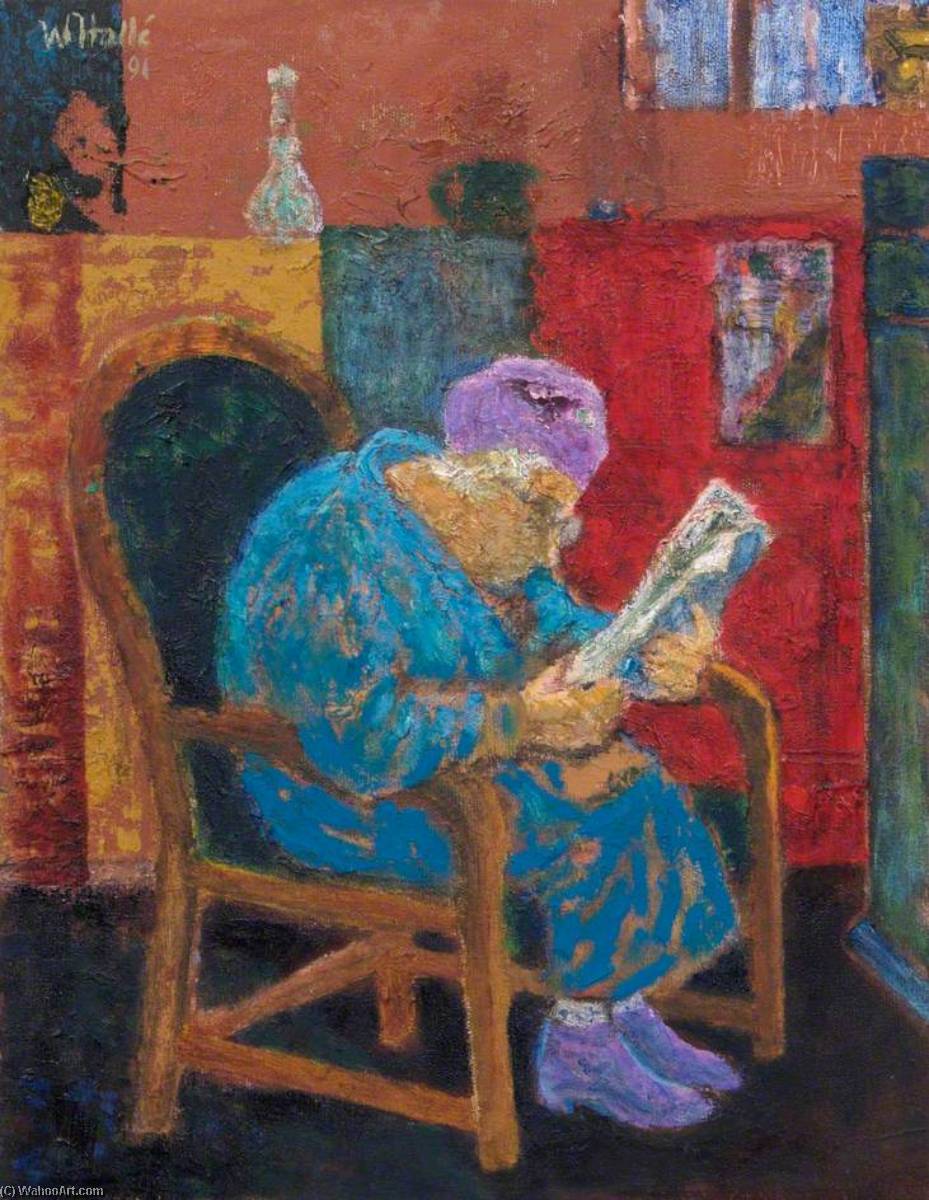 Somebody Reading — William Hallé