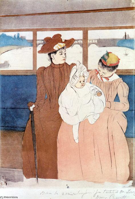 In The Omnibus — Mary Stevenson Cassatt