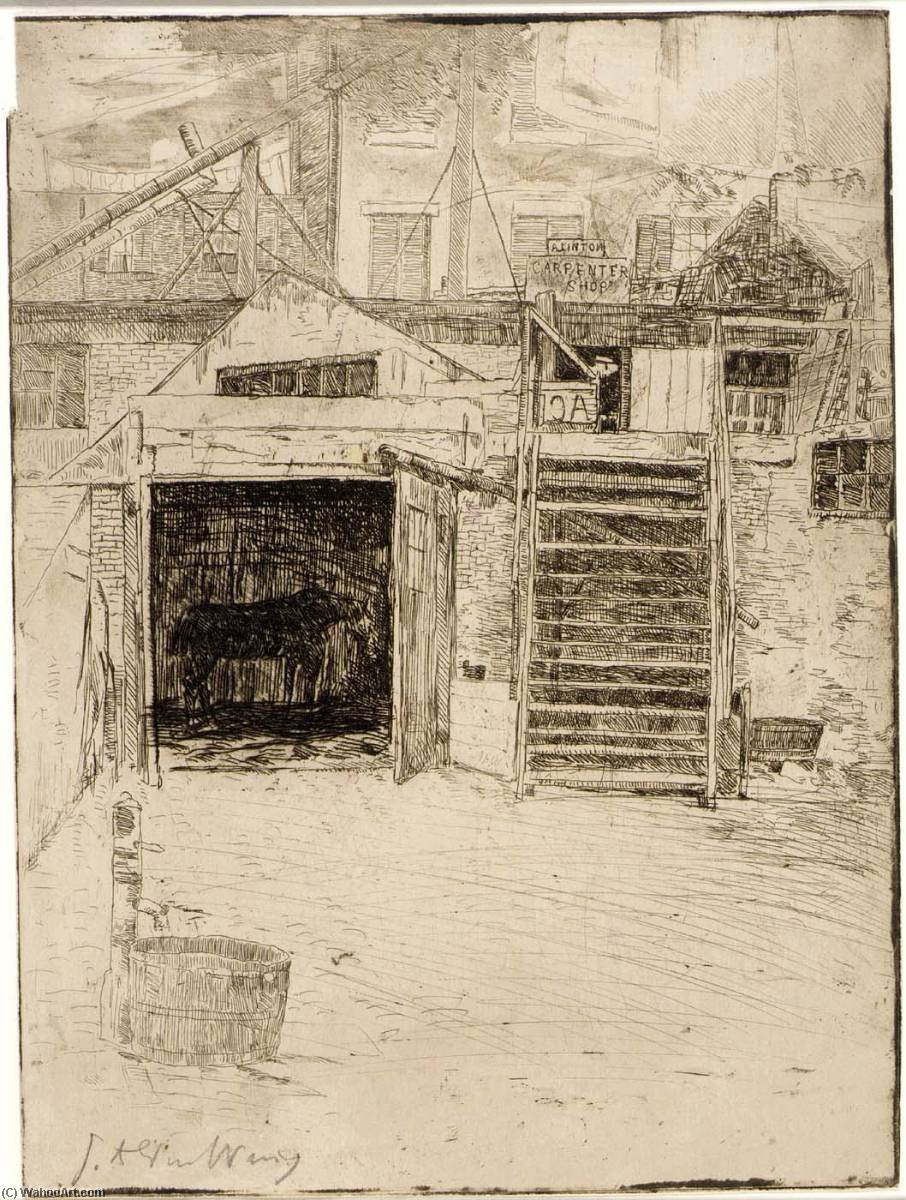 The Carpenter's Shop — Julian Alden Weir