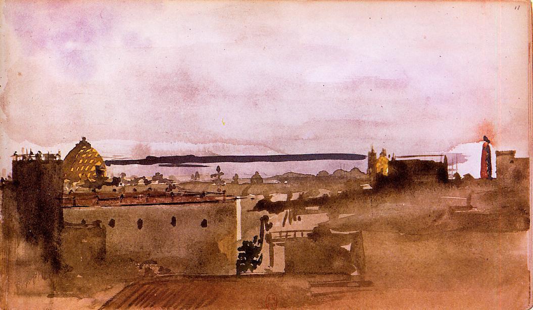View Of Naples — Edgar Degas