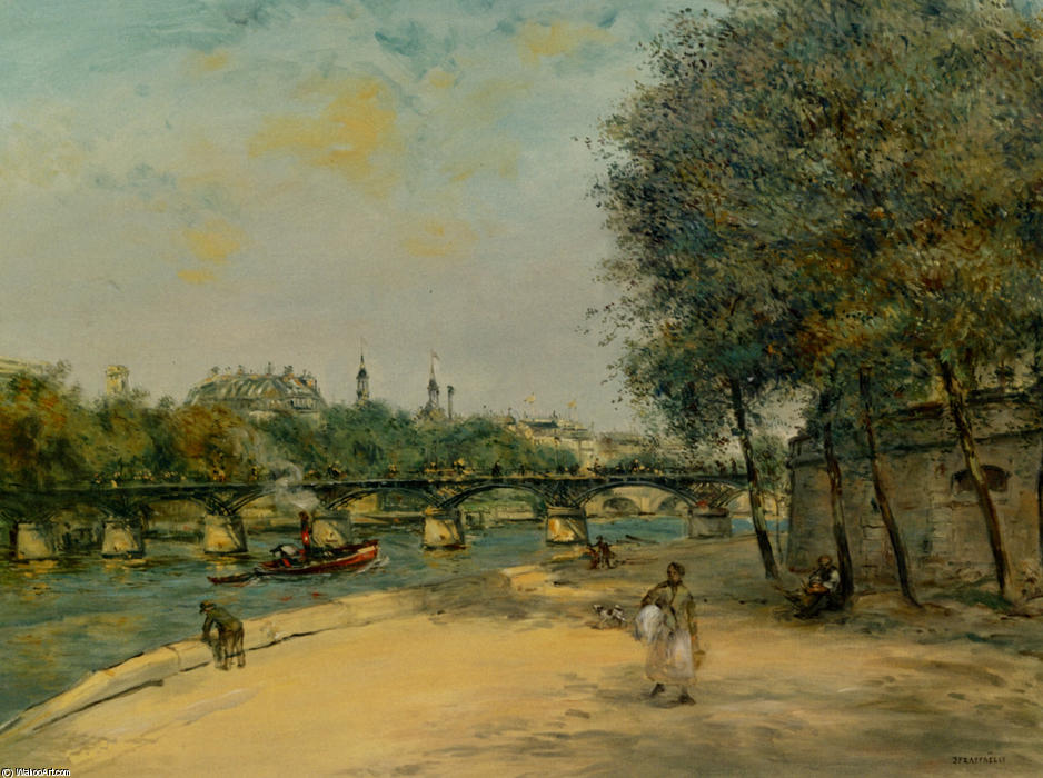 Framce Institute And The Pont Des Arts — Jean-françois Raffaelli