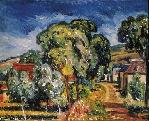 Village With Trees — Louis Ritman