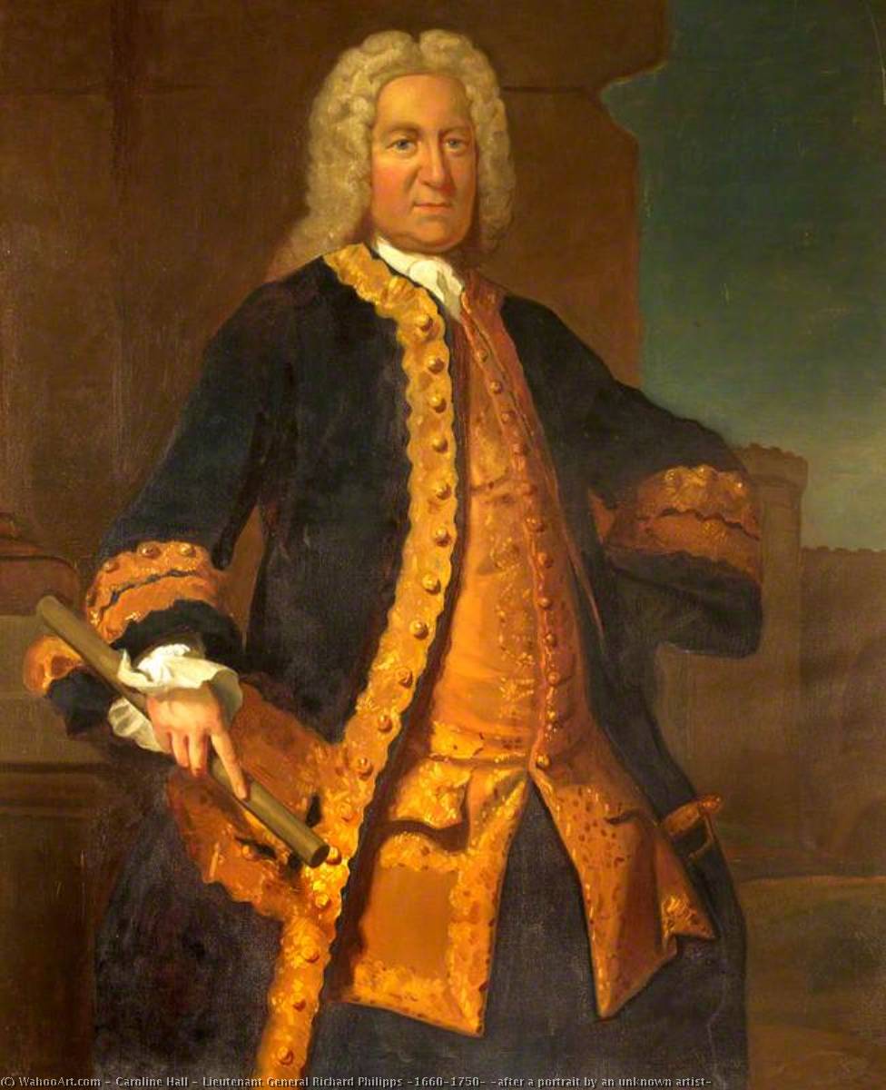 Lieutenant General Richard Philipps (1660–1750) (after A Portrait By An Unknown Artist) — Caroline Hall