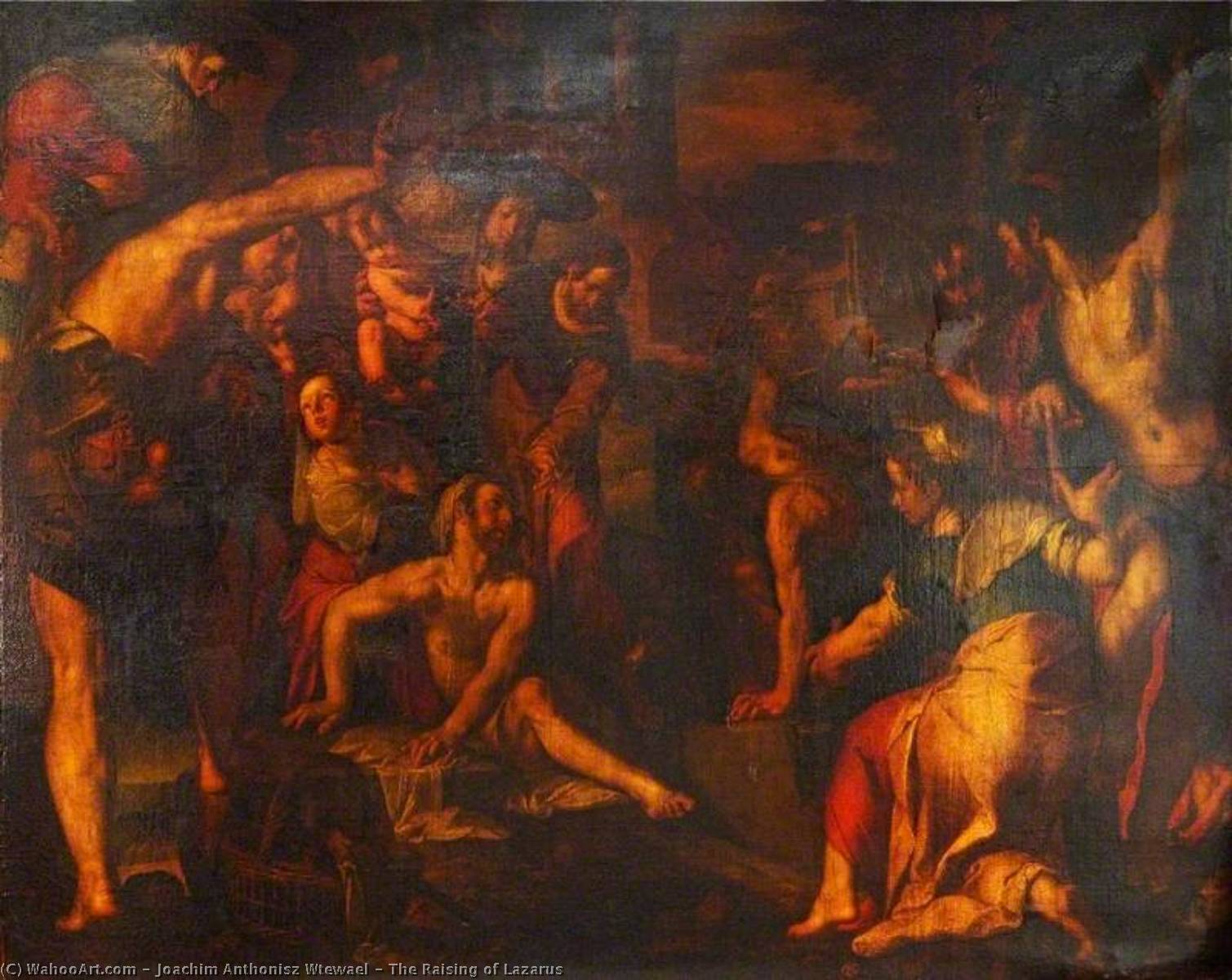The Raising Of Lazarus — Joachim Anthonisz Wtewael
