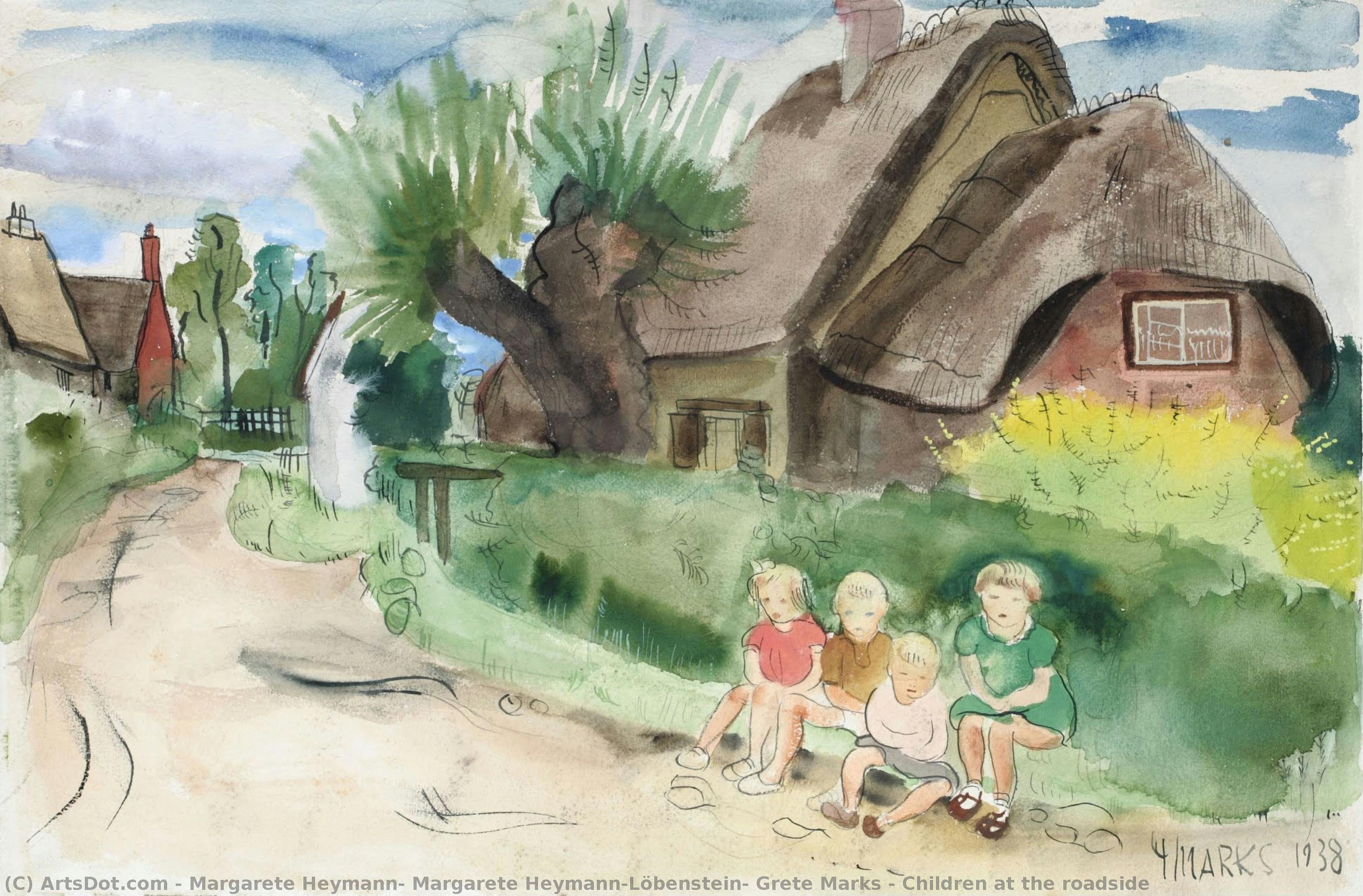 Children At The Roadside — Margarete Hejman