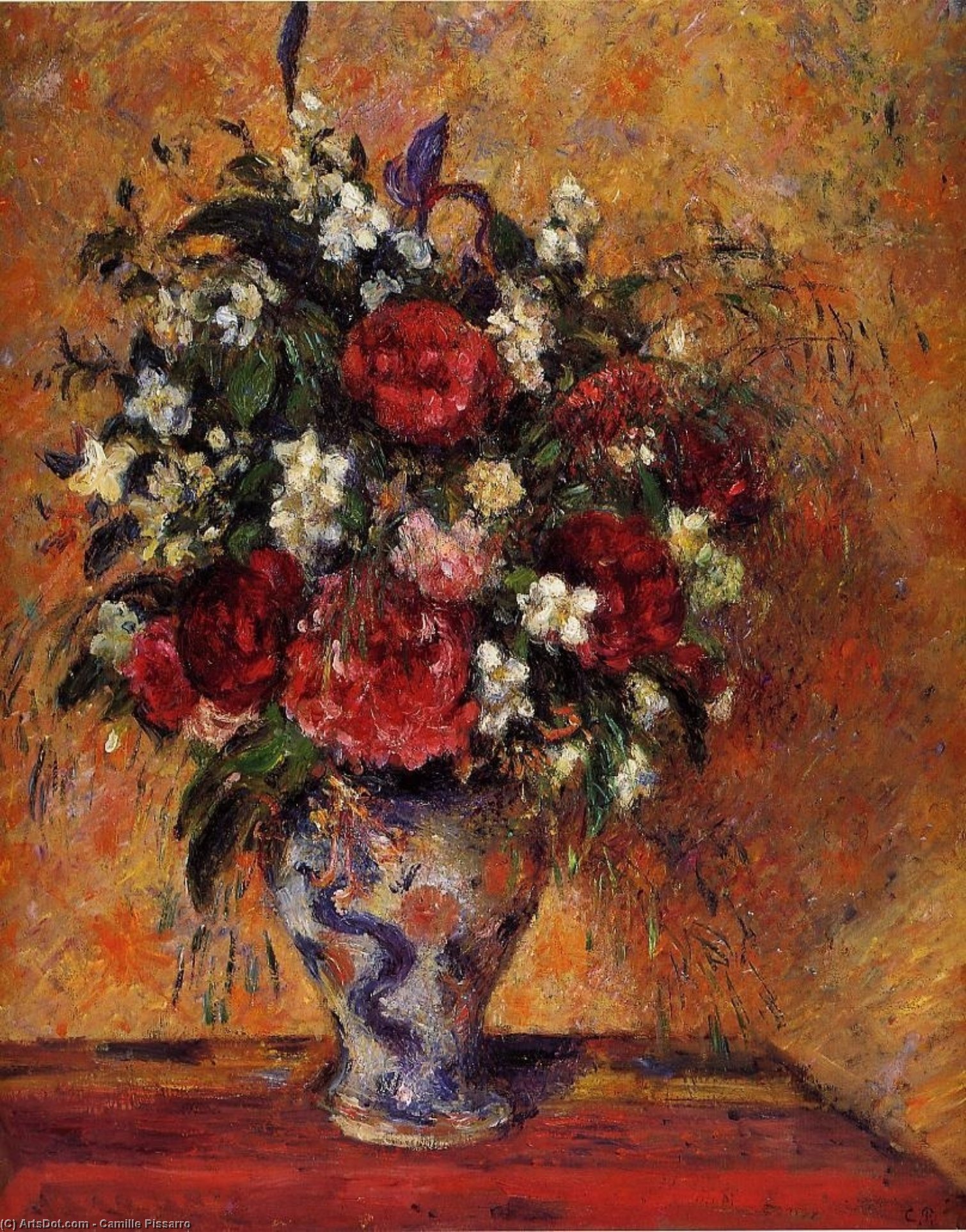 Vase Of Flowers. — Kamij Pisaro