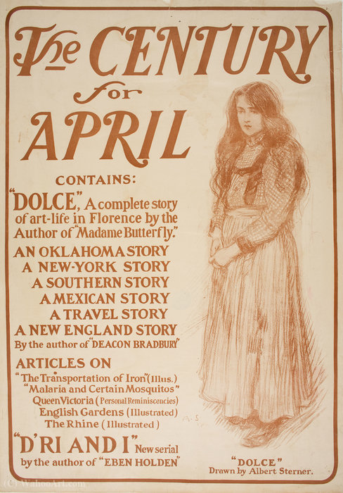 'the Century For April', (51 X 36 Cm) (1900) — Albert Edward Sterner