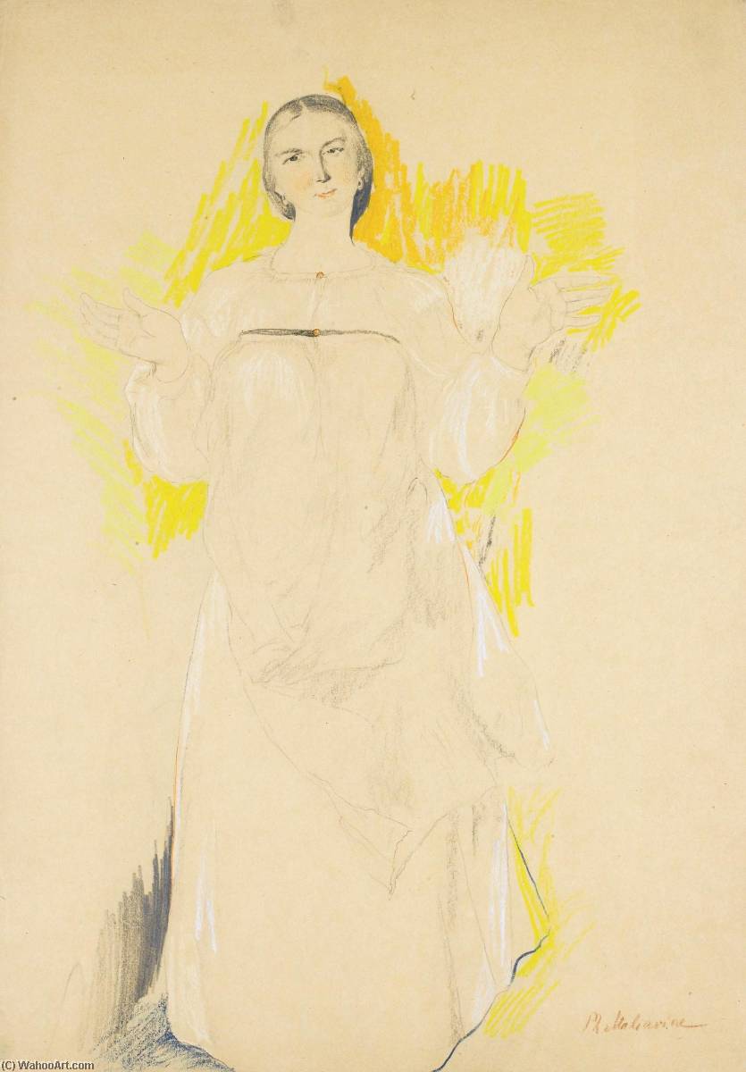 A Group Of Six Portraits — Filipp Andreevich Maliavin