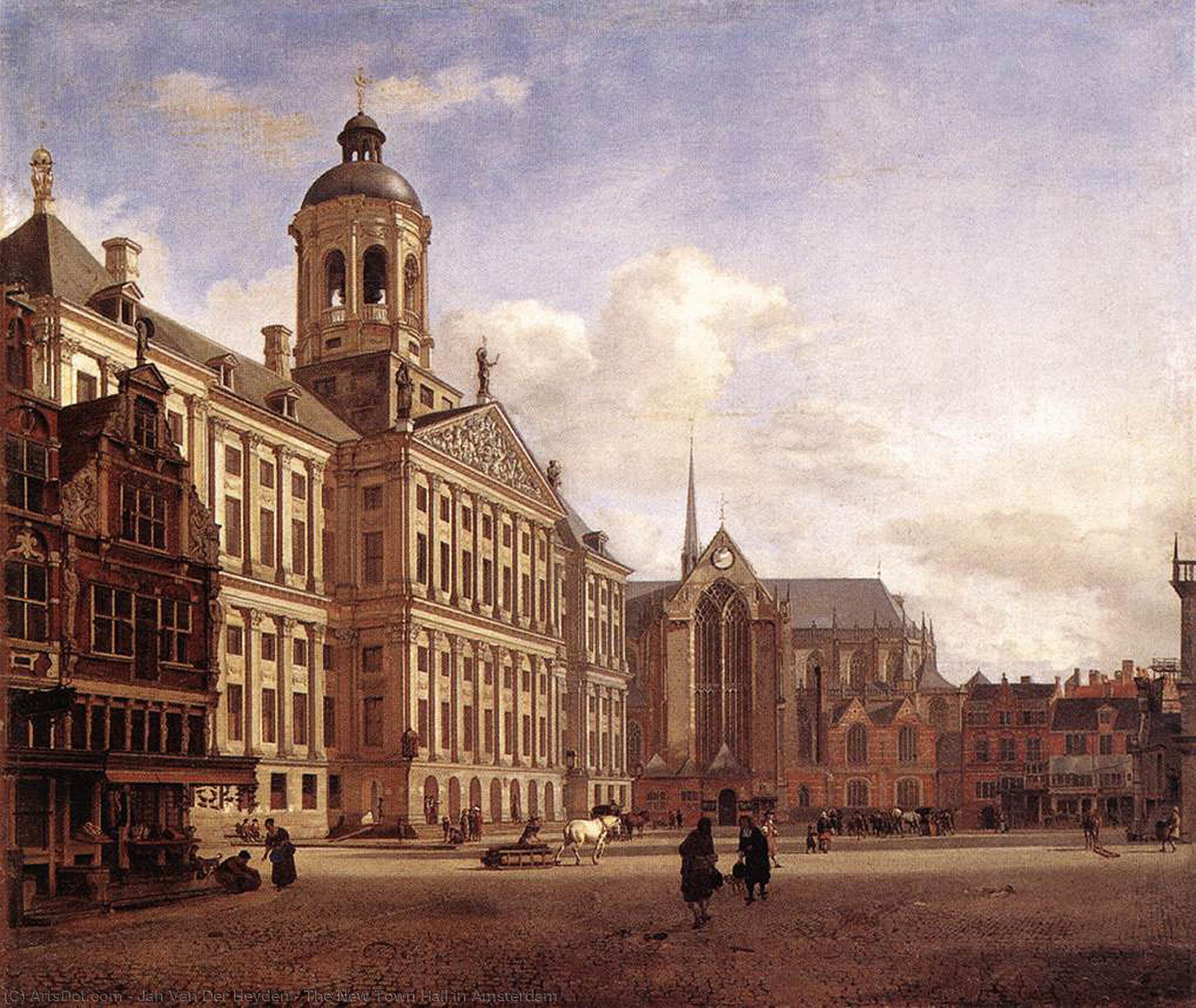 The New Town Hall In Amsterdam — ヤン・ファン・デル・ヘイデン