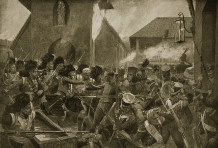 Highlanders At Corunna — Richard Caton Woodville