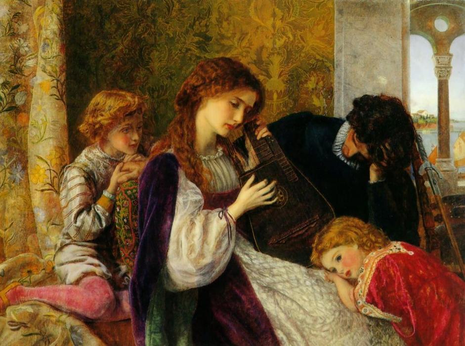 A Music Party — Артур Хьюз