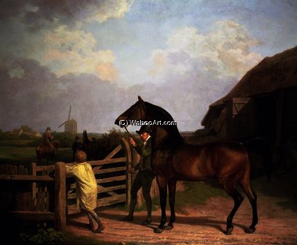'bay Ascham', A Stallion Led Through — Жак Лоран Агассе