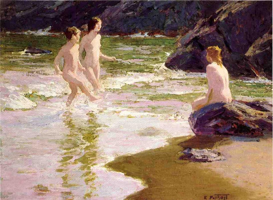 Young Bathers — Edward Henry Potthast
